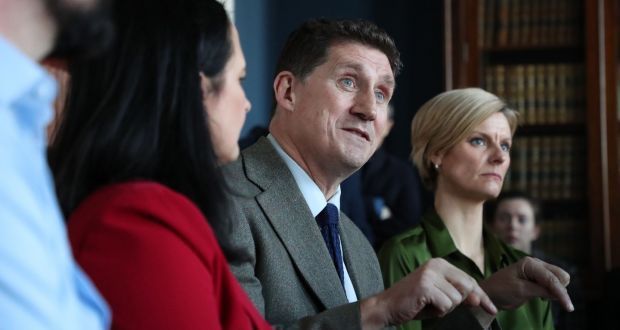 Green Party leader Eamon Ryan photographed at the launch of the party’s campaign for the general election in January. Photograph: Nick Bradshaw/The Irish Times
