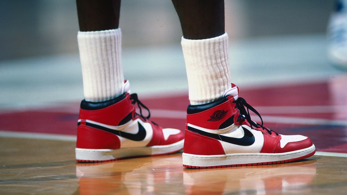 what was the first air jordan shoe