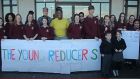 The Young Reducers made the video to get support for a ban on single-use plastics in their school 