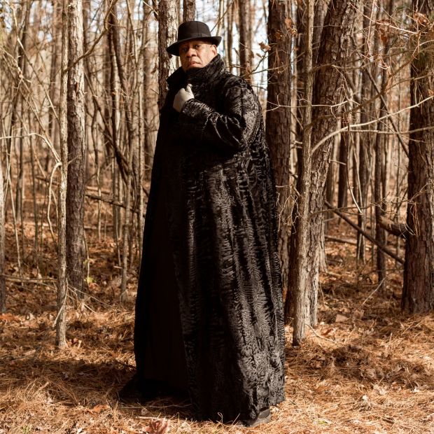 André Leon Talley, in his boyhood hometown of Durham, North Carolina. Photograph: Jeremy M Lange/NYT