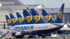 Ryanair Holdings climbed 2.29% to €10.96 despite news that Germany would bail out the Irish airline group’s rival, Deutsche Lufthansa. File photograph: Getty
