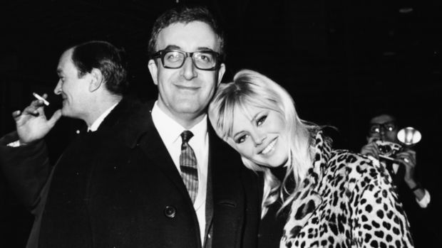 Britt Ekland with Peter Sellers soon after announcing their engagement, February 1964. File photograph: Central Press/Hulton Archive/Getty Images