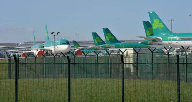Aer Lingus has already imposed temporary pay cuts on staff. File photograph: Alan Betson 