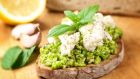 Broad beans and peas on toast are a truly beautiful thing. Photograph: iStock