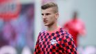 Timo Werner is set to miss Leipzig’s Champions League quarter-final in order to join up with new club Chelsea. Photograph: Hannibal Hanschke/Getty/AFP