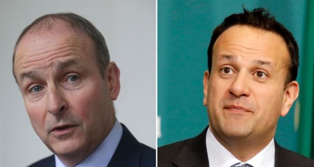Are there any differences at all between Fianna Fáil and Fine Gael?  Photograph: Damien Eagers/Leon Farrell/PA Wire 