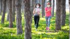 Wearing a mask during exercise reduces the risk that we will infect someone else with the novel coronavirus. Photograph: iStock