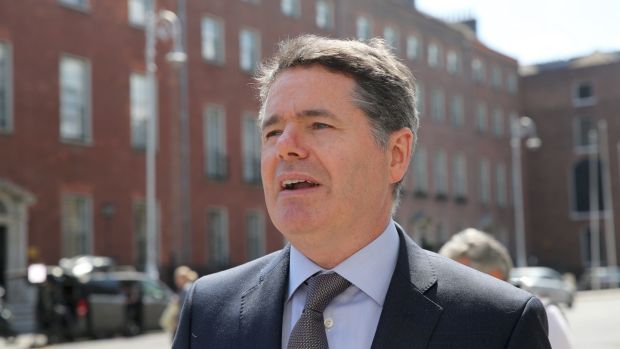 Paschal Donohoe’s nomination to be the head of the Eurogroup council of finance ministers suggests that he will remain in the Department of Finance. Photograph: Gareth Chaney/Collins