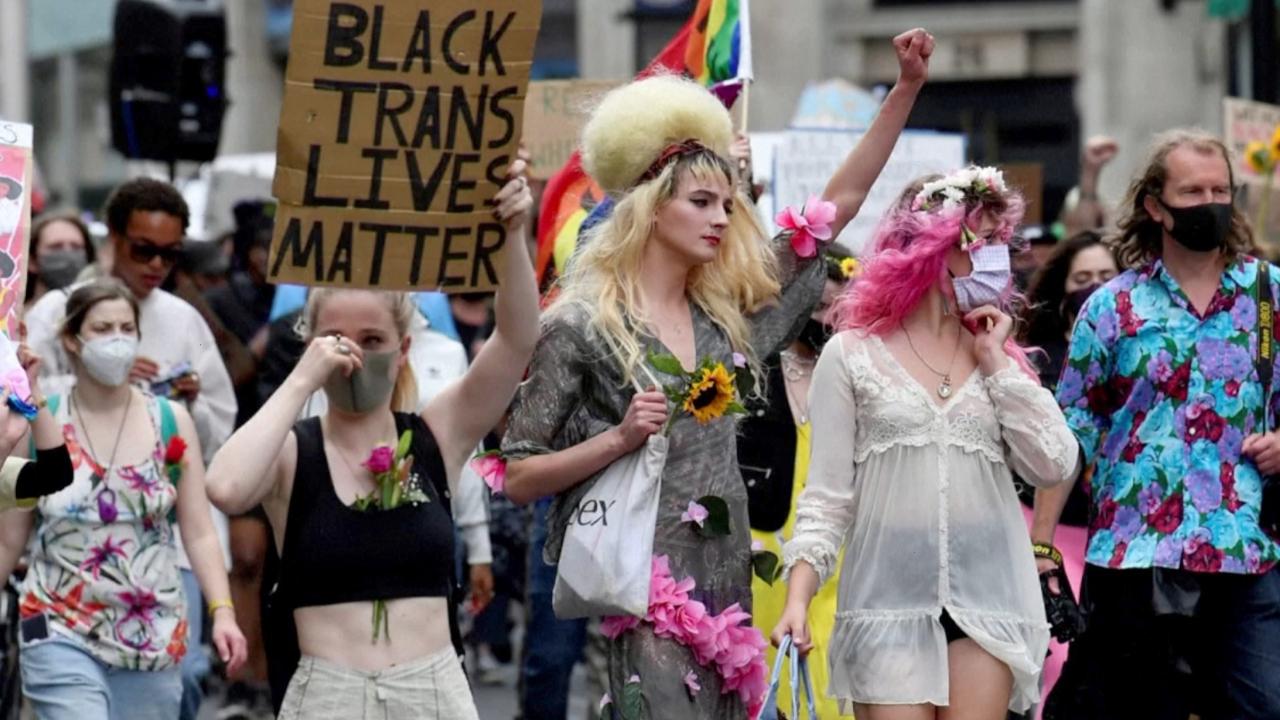 Thousands join Black Trans Lives Matter march in London