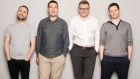 Intercom cofounders Eoghan McCabe, Des Traynor, David Barrett and Ciaran Lee. The company is encouraging all its staff to take a week off 