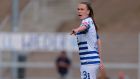 Duisburg’s Claire O’Riordan: ‘The fact that we have stayed up again says a lot about the character we have in the squad’. Photograph: TF-Images/Getty Images