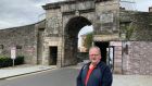 Local historian Ivor Doherty at Bishop’s Gate in Derry. Thirteen of the 20 victims of the fighting in a single week in June 1920 died in this area.  