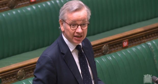UK cabinet office minister Michael Gove said the major investment would ensure traders and the border industry are able to “manage the changes and seize the opportunities” when the transition period ends in December. Photograph: PA Wire
