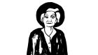 Philosopher Mary Midgley, as illustrated for the Notes from a Biscuit Tin project