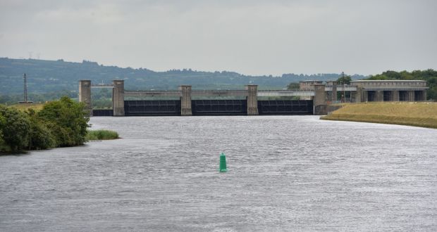 The Shannon pipeline will abstract water from the lower River Shannon at the Parteen Basin in Co Tipperary, with water treatment at the nearby village of Birdhill.  Photograph: Alan Betson / The Irish Times