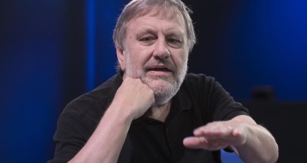 Slavoj Žižek: He’s been called the Elvis of cultural theory and the Borat of philosophy. Photograph: Ulrich Baumgarten/Getty Images 