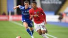 Manchester United’s English striker Mason Greenwood in action on the final day of “the extraordinarily elongated campaign”. Photograph: Getty Images