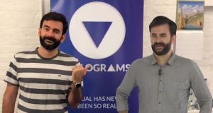 Volograms chief executive Rafael Pagés and his vologram