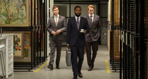 Tenet: Jack Cutmore-Scott, John David Washington and Robert Pattinson in Christopher Nolan’s new film