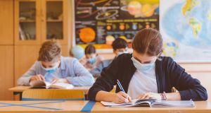 It is now recommended that teachers and secondary school students wear face coverings. Photograph: iStock 
