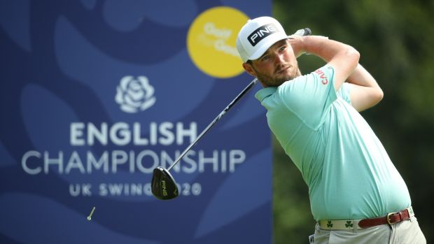 Cormac Sharvin shares 20th place in the English Championship with one round to play. Photograph: Warren Little/Getty