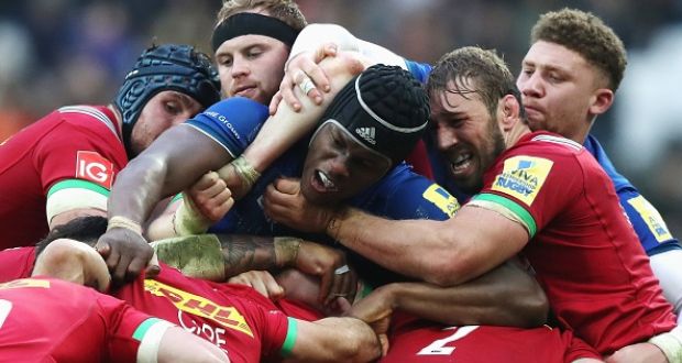 Harlequins forward Chris Robshaw was moved by a TV programme which included Saracens secondrow Maro Itoje. File photograph: Getty Images