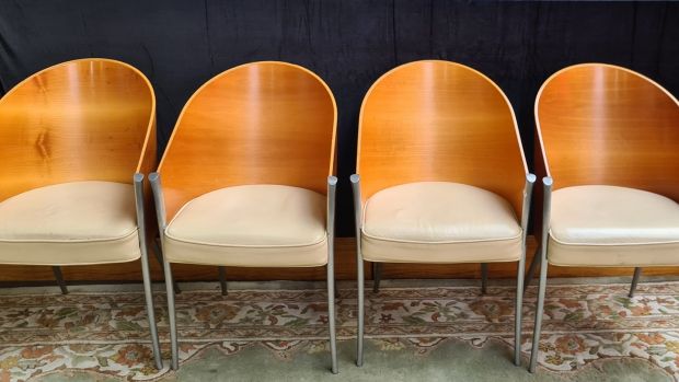 A set of four Phillipe Starck chairs is expected to fetch in excess of €400