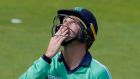Ireland’s Curtis Campher during the second ODI cricket match against England at the Ageas Bowl in Southampton. Photograph: Getty Images