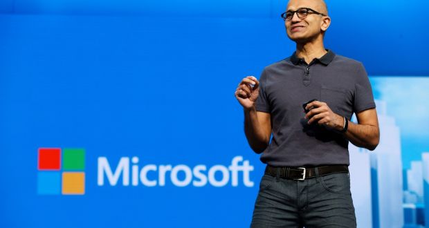Microsoft CEO Satya Nadella. Leaders are more likely to be found in large organisations, multinationals and PLCs. Photograph: Beck Diefenbach/Files