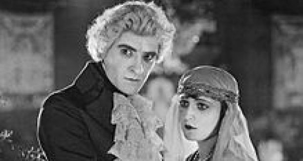 John Gilbert and Virginia Brown Faire in the 1922 film version of The Count of Monte Cristo
