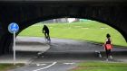 The cycle path along the Royal Canal, in North Strand, Dublin. Photograph: The Irish Times
