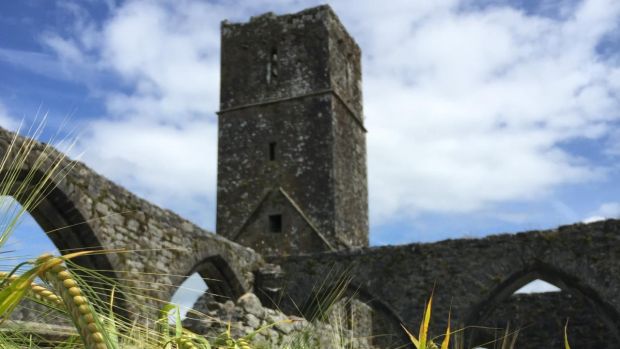 Kilcrea Abbey, burial place of Eibhlín Dubh’s husband, one of the places where she recited the caoineadh.