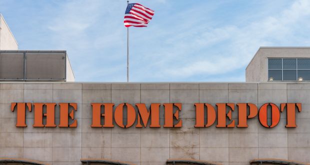 Home Depot reported sales growth that was more than double the already brisk rate analysts had been expecting on Tuesday. Photograph: Jeenah Moon/Bloomberg