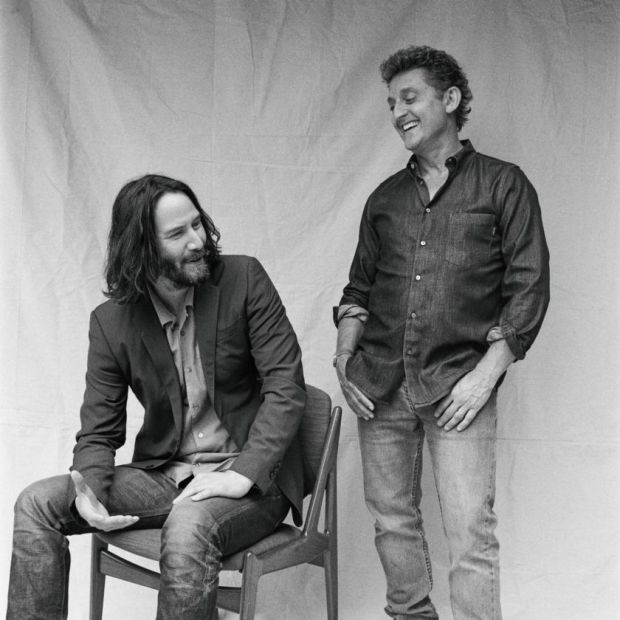 Keanu Reeves and Alex Winter. Photograph: Magdalena Wosinska/New York Times
