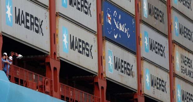 Danish shipping group Maersk, a bellwether for global trade, issued forecast-beating full-year earnings.