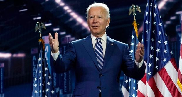 A victory for Joe Biden in November may restore rules-based globalisation as the default mode of international economic interaction. But it will look very different from globalisation of the 1990s. Photograph: Carolyn Kaster/AP 