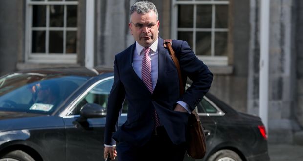 Dara Calleary resigned as Minister for Agriculture on Friday morning following a political controversy over his attendance at a golfing event on Wednesday. Photograph: Collins 