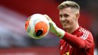 Dean Henderson has signed a new Manchester United deal until 2025. Photograph: Peter Powell/Getty