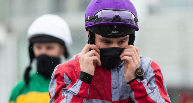 Jockey Kevin Brouder pictured during the Galway Festival back in July. Photograph: James Crombie/Inpho
