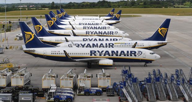 On Tuesday Ryanair threatened to pull the plug on flights from Cork and Shannon airports this winter if the Government does not lift flight restrictions. Photograph: EPA