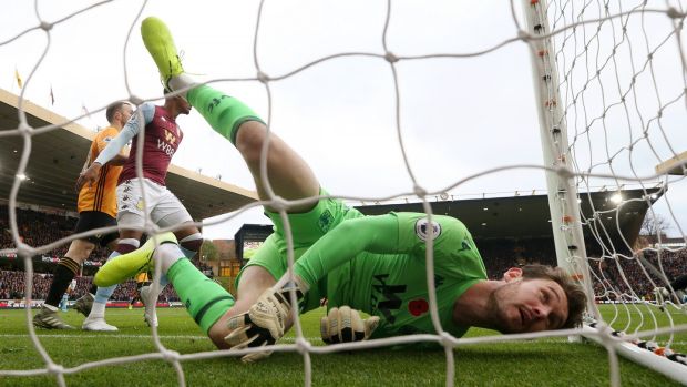 Jed Steer is apparently likely to start the season in goal for Aston Villa. Photo: Catherine Ivill/Getty Images