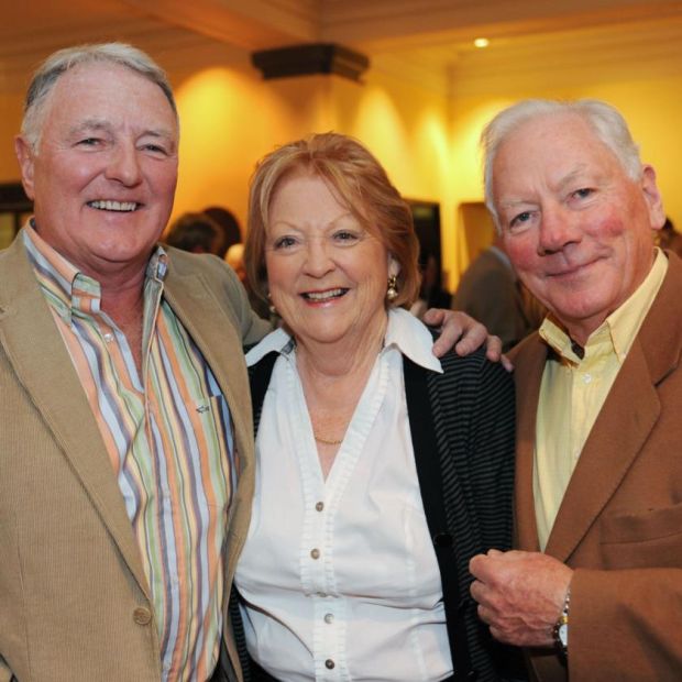Mike Murphy, with Gay Byrne and Kathleen Watkins at the 60th anniversary performance by the RTÉ Concert Orchestra in the National Concert Hall in 2008. Photograph: Dave Meehan