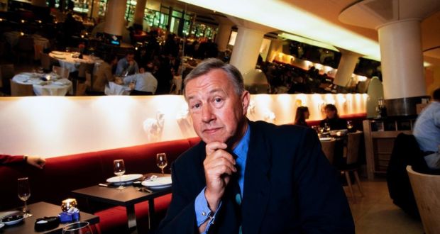 Terence Conran at the opening of his restaurant Mezzo, in Soho, London, 1995. Photograph: David Levenson/Getty
