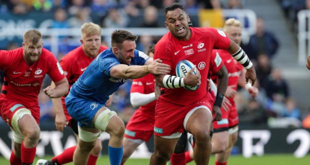 Saracens’ Billy Vunipola is tackled by Jack Conan of Leinster during last year’s Champions Cup Final at St James’ Park in Newcastle. Photograph: Billy Stickland/Inpho