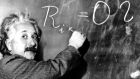 How is it that the world can be understood mathematically? Einstein addressed it repeatedly, once asking ‘How can it be that mathematics, being after all a product of human thought, independent of experience, is so admirably appropriate to the objects of reality?’ Photograph: AP