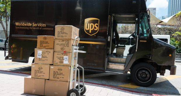 In addition to providing delivery services, UPS offers supply-chain solutions, freight forwarding, customs brokerage, fulfilment and financial transactions. The Irish entity was established in 1986. Photograph: iStock