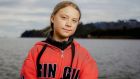 Hope is a word Greta Thunberg uses carefully – she doesn’t want the rest of us to sit back and relax. Photograph: Tom Jamieson/The New York Times