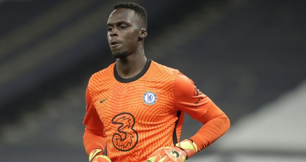 Édouard Mendy’s arrival at Chelsea took the London club’s spending to £225.1 million. Photograph: EPA