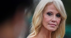 Former counsellor to the US president Kellyanne Conway  tested positive for Covid-19. Photograph: Eric Baradat/AFP