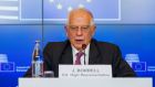 EU foreign affairs chief Josep Borrell. Photograph: Jean-Christophe Verhaegen/Pool/EPA